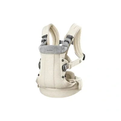 Afbeelding van BabyBjörn Draagzak Harmony 3D Mesh Crème Buikdrager Rugdrager Ergonomisch Zachte details