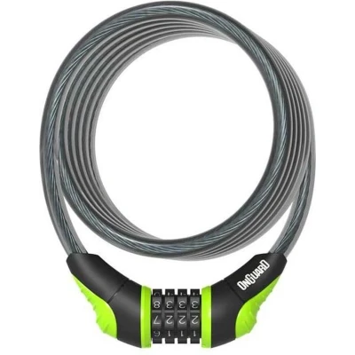Afbeelding van Onguard Kabelslot Coil Neon Combo 180 Cm X 12 Mm Zwart/groen