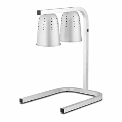 Afbeelding van Royal Catering Infrarood koudebrug in hoogte verstelbaar 2 gloeilampen aluminium