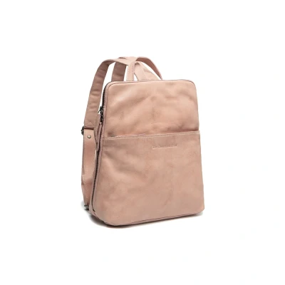 Afbeelding van The Chesterfield Brand Leren Vrije tijd Rugzak Bern Backpack Vintage Rose Zalmroze