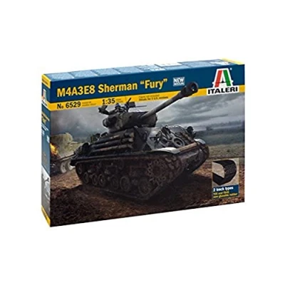 Afbeelding van Italeri 6529 M4a3e8 Sherman &quot;Fury&quot; 1:35