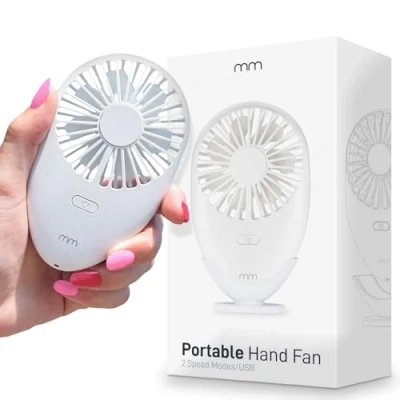 Afbeelding van Draagbare Mini Ventilator Met Ledverlichting
