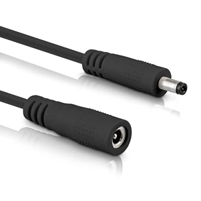 Afbeelding van InLine® Verlengkabel, 4,0 x 1,7 mm, AWG 18, zwart, 2 m