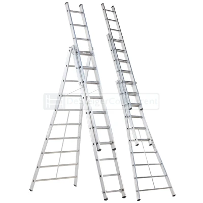 Afbeelding van Altrex 3 delige reformladder Kibo 3x10 sporten