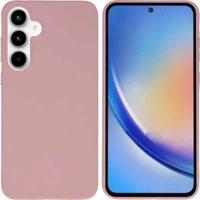 Afbeelding van iMoshion Hoesje Geschikt voor Samsung Galaxy A35 Siliconen Color Backcover roze