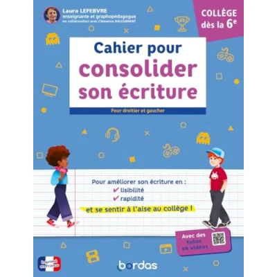 Afbeelding van MON CAHIER POUR BIEN ECRIRE 6E