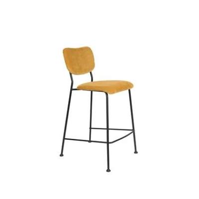Afbeelding van Zuiver Benson Barkruk 64,5 cm Oker Set van 2Replace{Zuiver conceptZuiver}} 2