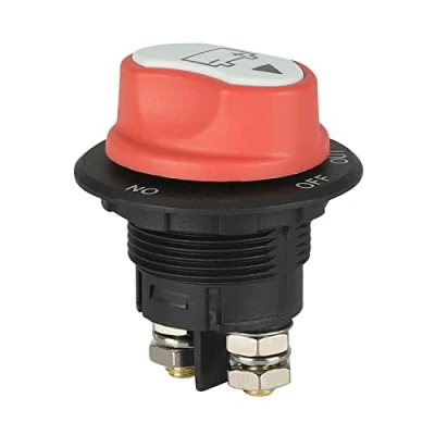 Afbeelding van Auto accu hoofdschakelaar 12 V 24 naar 32 DC 100 A batterijschakelaar 3 posities inbouw voor motorfiets, vrachtwagen, auto, boot