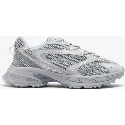 Afbeelding van Lacoste NEO SHOT Sneakers laag GREY, Heren, Maat: 40.5, Grey Imitatieleer/ textiel