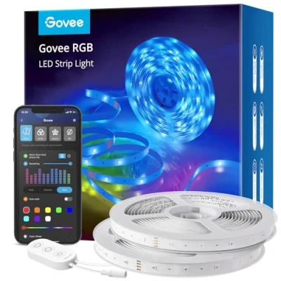 Afbeelding van Govee Slimme WiFi LED Strip Licht 10m RGB Veelkleurig App Controle, Alexa en Google Home Compatibel Licht, Decor Keuken