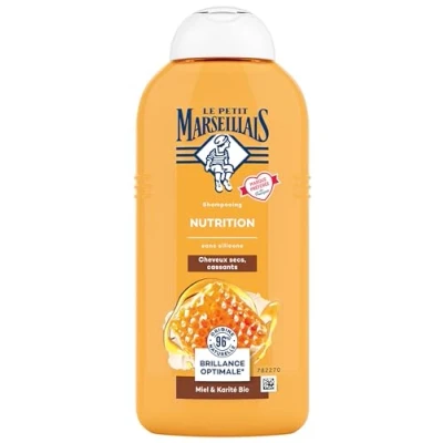 Afbeelding van SHAMPO LE PETIT MARSEILLAIS 300 ML CREAM VOEDING Honing uit de Provence en biologische kariteit