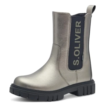 Afbeelding van s.Oliver Chelsea Snowboots voor kinderen, Maat: 38, Pewter Kunststof