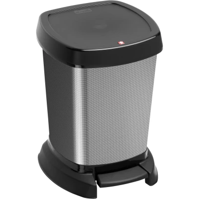 Afbeelding van Rotho Paso Pedaalemmer 6L Carbon Metallic