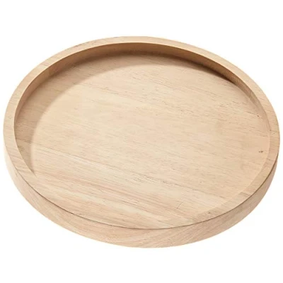 Afbeelding van Houten Ronde Dienblad M