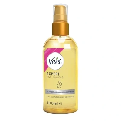 Afbeelding van Veet, Multi Benefit Olie voor een zijdezachte huid. Aanbrengen op het gezicht, 24 uur hydraterend en transparant, 100 ml
