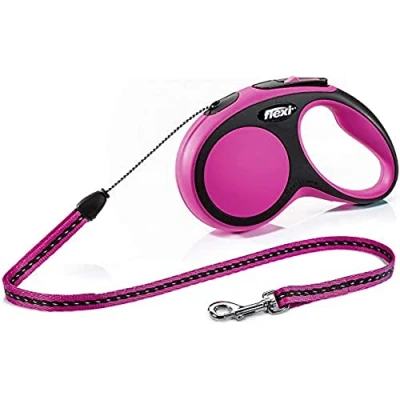 Afbeelding van Flexi Rollijn New Comfort Koord S 8 m Hondenriem Roze Tot12kg