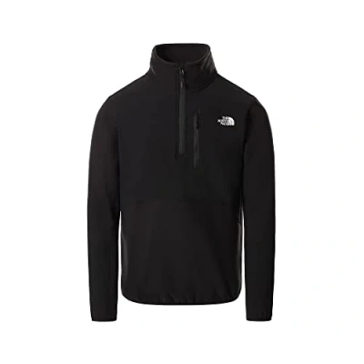 Afbeelding van The North Face Glacier PRO 1/4 ZIP Fleece trui, Heren, Maat: Small, Black