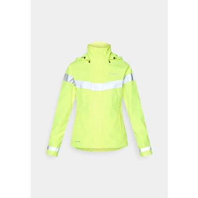 Afbeelding van Vaude Womens Luminum RAIN Jacket Regenjas, Dames, Maat: 40, Neon yellow