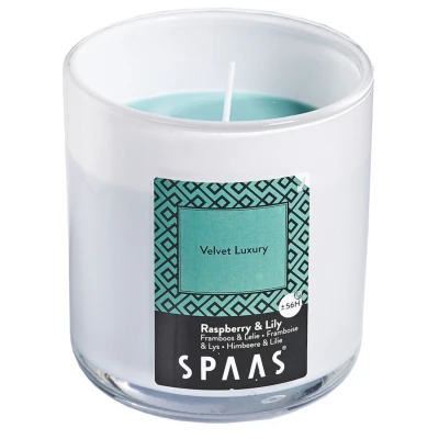 Afbeelding van Spaas Geurkaars + Deksel Velvet Luxury Branders Ø95x105 mm Emerald per stuk Ca. 56 H