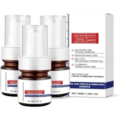 Afbeelding van Whitening and Freckle Removing Essence, Anti Spot Serum for Face, Vitamine C Dark Correcting Blemish Serum, Magic Cream (3 stuks)