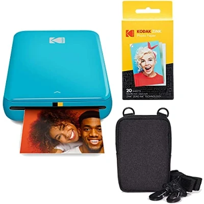 Image de Imprimante Photo Kodak Step AMZRODMP20K2BL Sans Fil Bluetooth Zink 1ppm Bleu