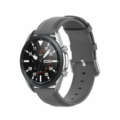 Afbeelding van Garmin Vivoactive 5 / 3 Classic leren bandje Grijs
