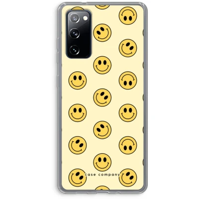 Afbeelding van hoesje geschikt voor Samsung Galaxy S20 FE / 5G Smiley N2 Soft Cover Telefoonhoesje Bescherming aan alle Kanten en Schermrand