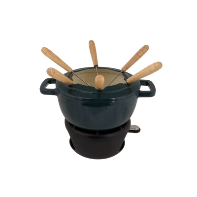 Afbeelding van Fondueset 18cm Fontestic Green Heron