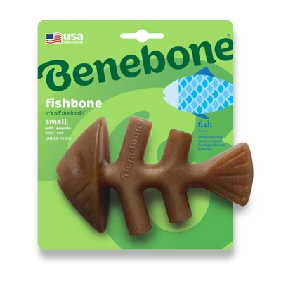 Afbeelding van Benebone Kauwartikelen Fishbone Zalm S 410300 175476
