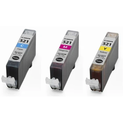 Image de Canon Multipack Cli 521 Cyan magenta jaune (2934b016)