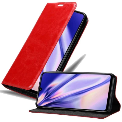 Afbeelding van Cadorabo Hoesje geschikt voor Huawei P30 LITE in APPEL ROOD Beschermhoes met magnetische sluiting, standfunctie en kaartvakje Book Case Cover Etui