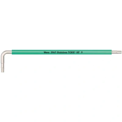 Afbeelding van WERA 3967 SXL HF TORX Multicolour stiftsleutelstiftsleutel met vasthoudfunctie, lang, RVS, TX 9 x 101 mm 05022681001