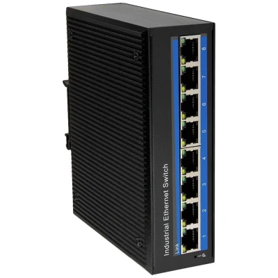 Afbeelding van LogiLink NS201P Industrial Ethernet Switch 8 poorten 10 / 100 MBit/s PoE functie