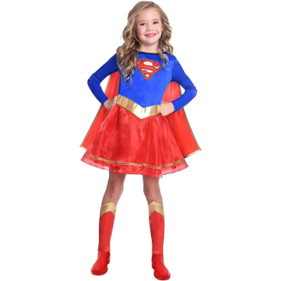 Afbeelding van amscan 9906077 Supergirl Warner Bros DC Comics Officieel gelicentieerd product 10 12 jaar
