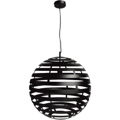 Afbeelding van Furntastik Assisi Hanglamp, 50 cm, zwart