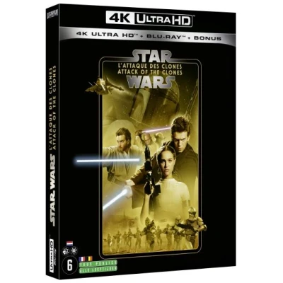 Afbeelding van Disney Movies Star Wars Episode Ii: Attack Of The Clones 4k Blu ray