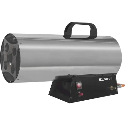 Afbeelding van Eurom Heteluchtkanon HKG 30 kW Butaan/Gas Oververhittingsbeveiliging Kunststof/RVS 7,8 kg 21,4x57,3x35,6 cm Hoog Rendement