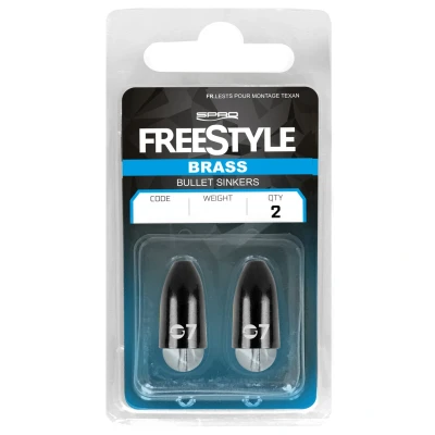 Afbeelding van SPRO Lood Freestyle Bullet Sinker Braas 14 gram