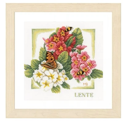 Afbeelding van Borduurpakket Lente Marjolein Bastin (Lanarte)