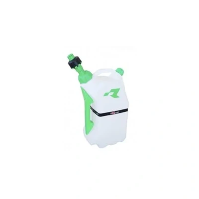 Afbeelding van R Tech R15 15 Liter Benzinetank Met Snelvuldop Wit / Groen
