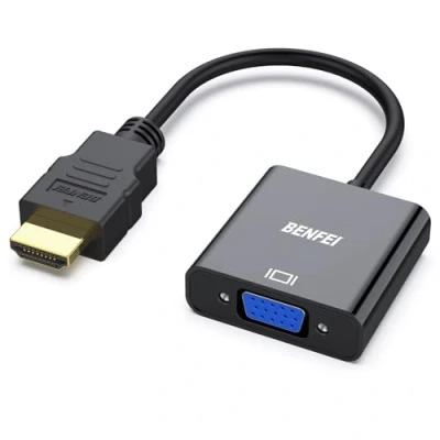 Afbeelding van Benfei HDMI naar VGA Adapter 1080p 60hz to Zwart