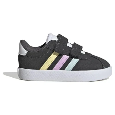 Image de adidas Mixte bébé VL COURT 3.0 SHOES INFANTS, grey six/halo mint/bliss lilac, 20 EU