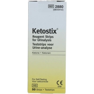 Afbeelding van BCM Ketostix Keto Teststrips 50 stuks