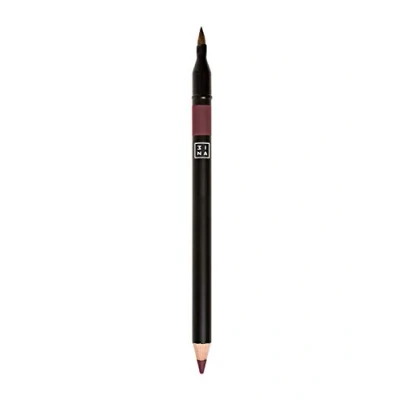 Afbeelding van 3INA MAKEUP veganistisch zonder dierenleed The Lip Pencil 511 Turks Rose duurzame formule intensieve en sterk gepigmenteerde kleuren geïntegreerde kwast kleurrijke tinten