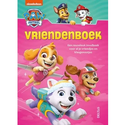 Afbeelding van Paw Patrol vriendenboek (roze)