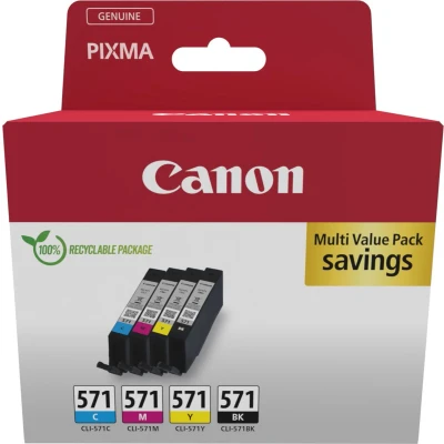 Afbeelding van Canon CLI 571 BK/C/M/Y multipack