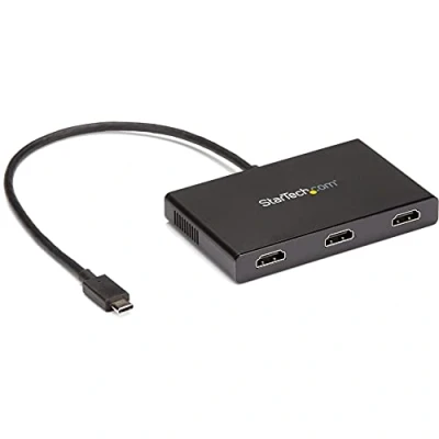 Afbeelding van Adapter USB C naar HDMI Startech MSTCDP123HD Zwart