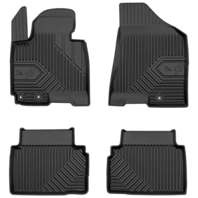 Afbeelding van M MOTOS Rubberen vloermatten voor Kia Sportage III 2010 2015 Verbeter je reiscomfort met de zwarte antislipmat nr. 77 automat alle weersomstandigheden, bescherming tegen