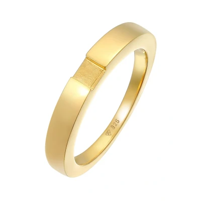Afbeelding van Elli Basic Ring goldcoloured, Dames, Maat: 52, Gold/coloured