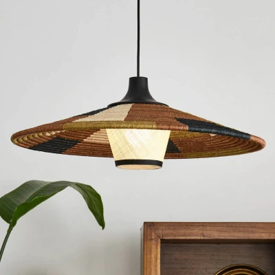 Afbeelding van Forestier Parrot hanglamp Ø60 medium bruin